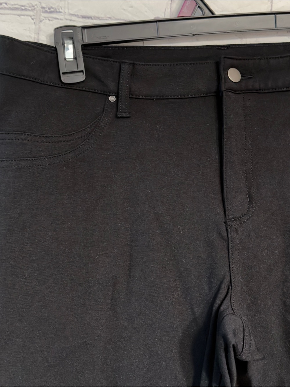 Time and Tru Women's Black Boot-Cut Stretch Pants - Picture 2 of 6